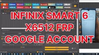 INFINIX SMART 6 X6512 FRP GOOGLE ACCOUNT bypass with UNLOCKTOOL