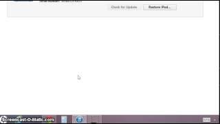 Video tutorial - What is meant by restore ipod