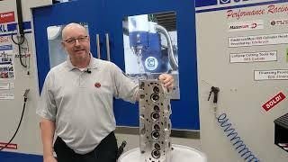 Jamie Wagner, Edelbrock, Pat Musi, 555 crate engine, Centroid 5 axis CNC cylinder head machining.