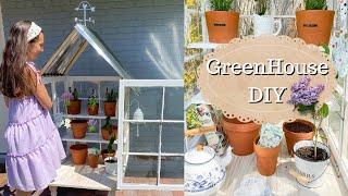 How To Build A Green House Using Old Windows  Tea Garden | Cheap Under $100  Gardening Part 2