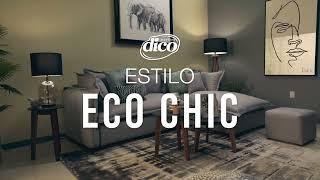 Salas modernas ESTILO ECO CHIC | Muebles DICO