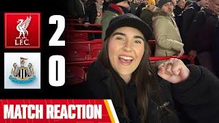 CATCH US IF YOU CAN! | Liverpool 2-0 Newcastle | Chloe’s Match Reaction