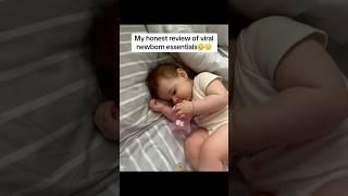 My honest review of viral newborn essentials #newmom #newborn #pregnancy #newbornessentials #baby