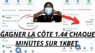 #1xbet Jeu 21 Comment gagner la cote 1.44 plusieurs fois et gagner jusqu'a 150 000f par jours 