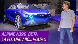 ALPINE A390 (2024). A la DECOUVERTE du concept de CROSSOVER électrique