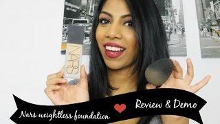 NARS ALL DAY LUMINOUS WEIGHTLESS FOUNDATION REVIEW & DEMO| Shuanabeauty