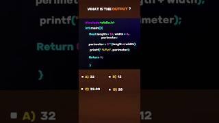 Subscribe and Comment your Answer#coding #programming #C #coder #reels