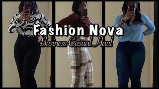 Fashion Nova: Business Casual Haul