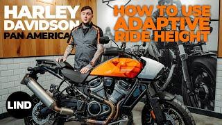 Harley- Davidson Pan America | How To Use Adaptive Ride Height