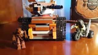 Lego Steampunk Custom Tank and Bike Review (обзор)