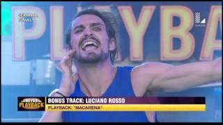 Luciano Rosso bailó "Macarena" con este playback