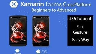 Xamarin Forms  horizontal scrolling of an Image wider than the display [Tutorial 36]