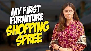 My First Furniture Shopping Spree ft. Minza Haque