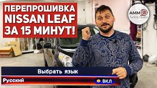 Русификация Nissan LEAF - Перепрошивка Ниссан Лиф за 15 минут