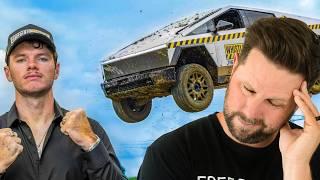 Reacting to WhistlinDiesel Cybertruck Durability Test #1