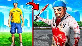 Jeffy Becomes JEFF THE KILLER In GTA 5!