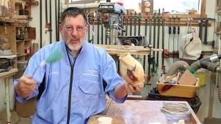 Sanding tip from the AAW in KC ,   Sam Angelo  wyomingwoodturner