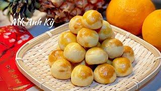 BÁNH DỨA Mini - Pineapple Tarts - Cách Làm Đơn Giản Thành Công Ngay Lần Đầu