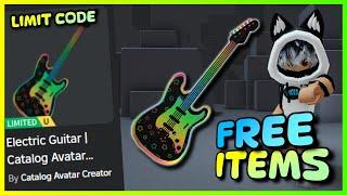 FREE LIMITED items , How to get FREE UGC LIMITED ITEMS  Electric Guitar | Catalog Avatar Creator