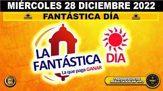 Resultado loteria FANTÁSTICA DÍA ️del MIÉRCOLES 28 de DICIEMBRE de 2022 (ULTIMO SORTEO DE HOY) l