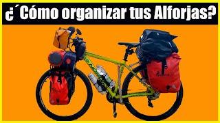  ALFORJAS de VIAJE // ¿Cómo organizar el equipaje? // CICLOTURISMO