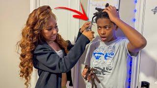 Big Sister PAID Little BROTHER To CUT His HAIR, What Happened Next Is Shocking