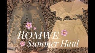Romwe Summer Try-On Haul + Honest Review || Winter Anastasia
