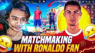 MATCHMAKING WITH RONALDO FAN ON LIVE || THE STAR #thestar #prank #freefire