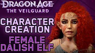 Female Dalish Elf Rogue - Dragon Age The Veilguard Character Creation