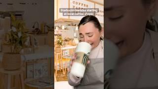 STARBUCKS BARISTAS vs. LOCAL COFFEE SHOPS  #barista