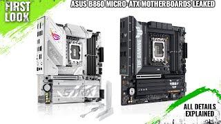 ASUS ROG Strix B860-G Gaming And TUF Gaming B860M-Plus Motherboard Launched - Explained All Details