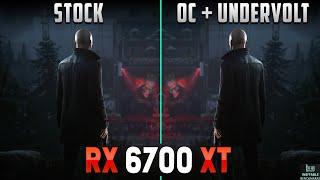 RX 6700 XT: Stock vs Overclock + Undervolt Gaming Test Comparison