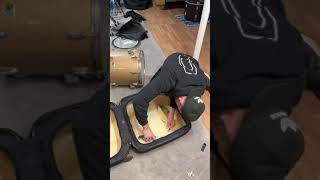 SUITBASE! I built a suitcase bass drum - THE COWBOY DRUMMER