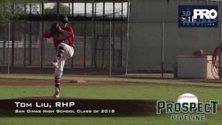 Tom Liu, RHP, San Dimas High School, Pitching Mechanics at 400 FPS