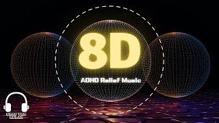 [8D AUDIO] ADHD Music | Deep Focus Music with Bass Pulsation | Study Music