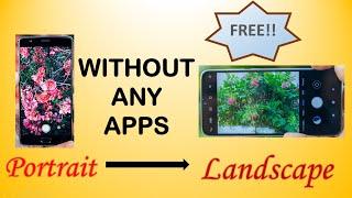 How To Convert PORTRAIT Video to LANDSCAPE mode in PC  for FREE WITHOUT ANY APPS NO SIGN IN Needed