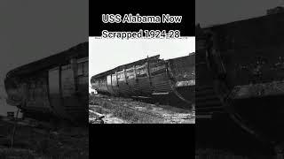 USS Alabama Then VS Now