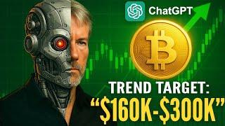 CHATGPT: "$160K-$300K BTC TARGET" AI AGREES BITCOIN, MSTR, COIN ARE INCREDIBLY BULLISH 