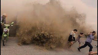 DUST TORNADO in Uzbekistan | Rare footage  from Asia! Natural Disasters August 26, 2021!