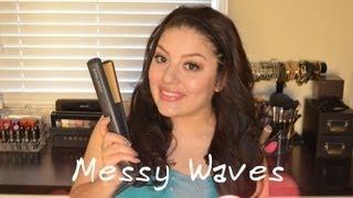 How To: Messy Waves with a Straightener