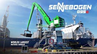 Gateway Terminal's Electric SENNEBOGEN 895E Cycle Time - The World's Largest Material Handler