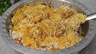 Simple Hyderabadi Chicken Dum Biryani for Beginners | Easy Chicken Biryani Recipe for Bachelors