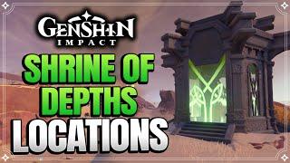 All Sumeru Dendro Shrine Of Depths Locations Part 3 |【Genshin Impact】