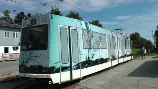 Trodenheim Norway Trams Two for the price of one.MTS