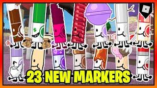 How to get the 23 NEW MARKERS + BADGES in FIND THE MARKERS || Roblox