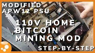 Modified APW12 PSU – Perfect for Antminer Loki Edition | Step-by-Step 110V Home Bitcoin Mining Mod