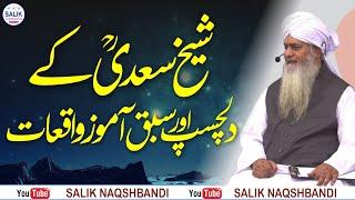 Sheik Saadi Aur Akabar ky Sabaq Amooz Waqiaat || Peer Zulfiqar Ahmad Naqshbandi DB