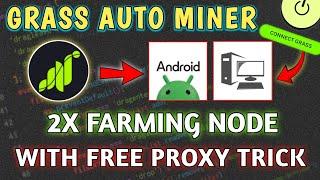 Grass Mining Script | Earn 2x Points | Free Premium Proxy Tricks