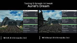 Testing 8 Threads ini tweak - Skyrim VR 2021