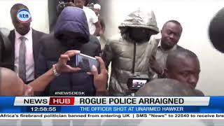 Two police officers who shot at unarmed protestor arraigned